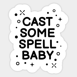 Cast Some Spell Baby Halloween 2020 Costume Sticker